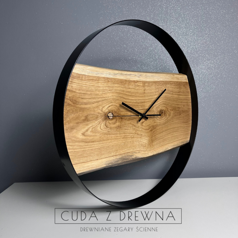 dębowy-zegar-minimalizm