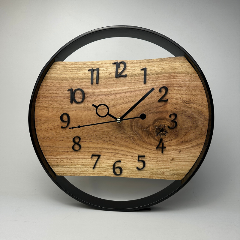 drewniany-zegar-dębowy