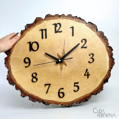 zegar-z-drewna-ścienny-brzozowy